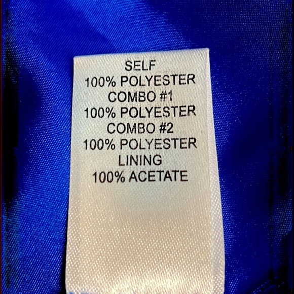 Decode party gown blue color  size 2 in excellent used condition. - Picture 9 of 10